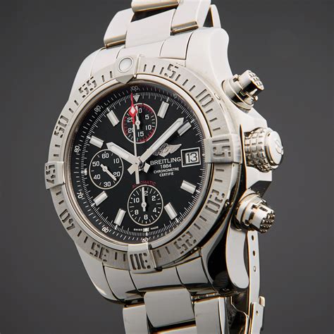 avenger chrono blacksteel breitling 2014|pre owned breitling avenger watch.